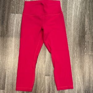 Lululemon Athletica Pink Capri Align Leggings